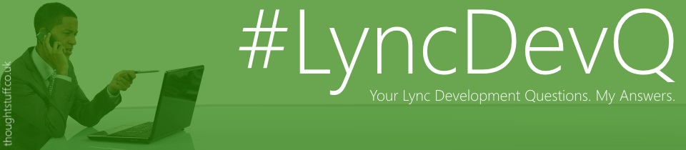 #LyncDevQ: Lync Shared Desktop and Admin Control with UAC