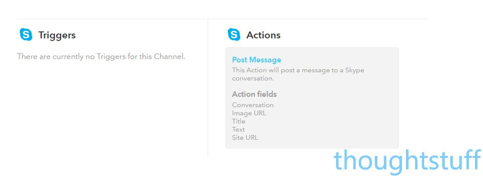 Skype-IFTTT-Channel