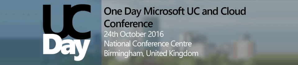 I’m Speaking at UC Day 2016