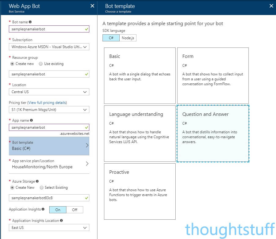 azure bot pricing