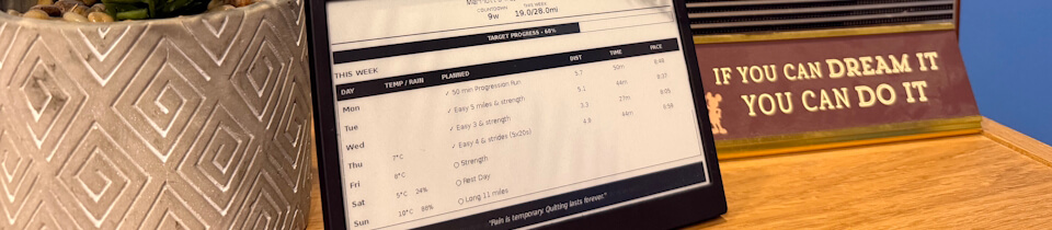 How to: build a runner’s training and progress dashboard